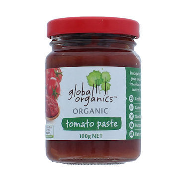 GLOBAL ORGANICS Organic Tomato Paste 100grams - Welcome Organics
