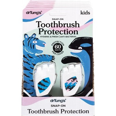 DR TUNGS Snap-On Toothbrush Protection Kids (2 Pack)