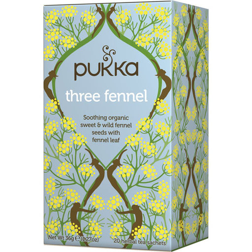 PUKKA Three Fennel x 20 Tea Bags - Welcome Organics