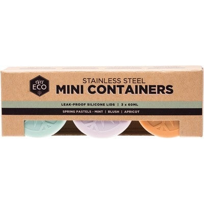 EVER ECO Reusable Stainless Steel Mini Containers 3 - Welcome Organics