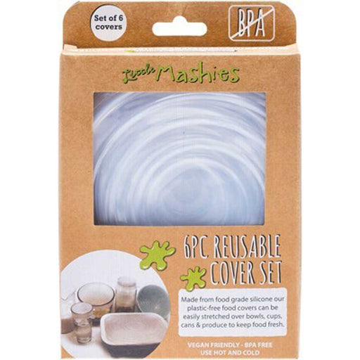 LITTLE MASHIES Reusable Bowl Cover Set 6 Pack - Welcome Organics