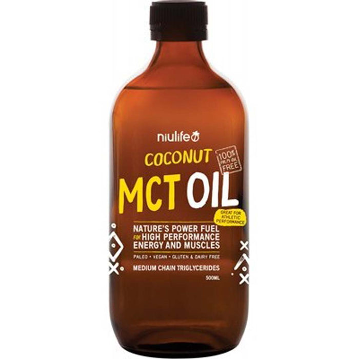 NIULIFE High Performance Coconut MCT Oil 500ml - Welcome Organics